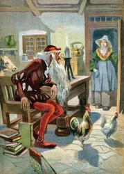 Das Haus im Wald. um 1910 (Gravur)