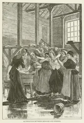 Auseinandersetzung zwischen Gervaise und Virginia