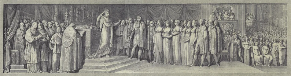 Krönung Napoleons zum König von Italien im Mailänder Dom, 23. Mai 1805