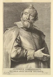 Porträt von Anthony Cornelissen, aus den Icones Principum Virorum