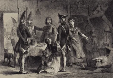 Einberufung deutscher Soldaten für den Dienst in Amerika