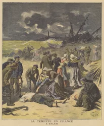 Stürme in Calais