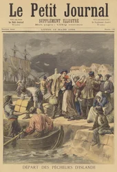 Die Fischer von Island bereiten sich auf die Ausfahrt vor