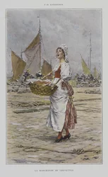 Die Garnelenverkäuferin