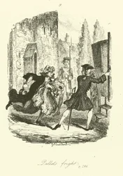 Illustration für Peregrine Pickle von Tobias Smollett
