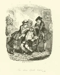 Illustration für Peregrine Pickle von Tobias Smollett