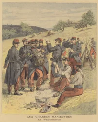 Französische Militärmanöver