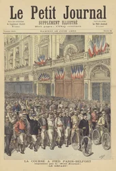 Start des Paris-Belfort-Laufs