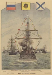 Das russische Marinegeschwader im Mittelmeer