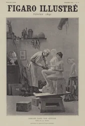 Gerome in seinem Atelier
