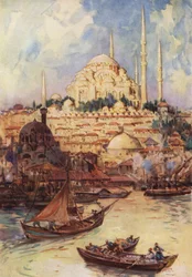 Konstantinopel vom Goldenen Horn