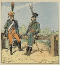 Kaiserliche Garde, Ehrenwache, 1813-1814, Gendarme der Ordonnanz, 1806-1807