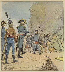 Serrurier lässt sein Belagerungsmaterial in Mantua zerstören