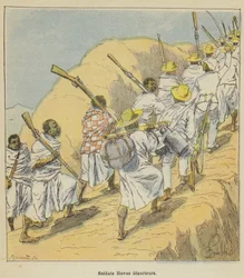 Deserteure der Hova-Soldaten
