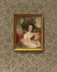 Porträt von Prinzessin Ida Schwarzenberg, geb. Prinzessin von Liechtenstein, als Kind