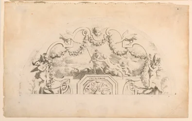 Fächerblätter, erste Hälfte des Sets "Desseins d