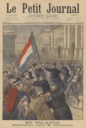 Demonstration in Irland gegen Joseph Chamberlain