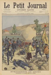 Der Boxeraufstand: Chinesische Truppen schießen über die russische Grenze auf die Stadt Blagoweschtschensk