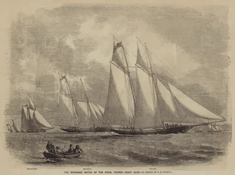 Das Schoner-Rennen des Royal Thames Yacht Club