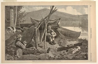 Camping in den Adirondack Mountains
