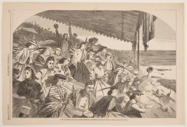 Unsere Badeorte – Pferderennen in Saratoga