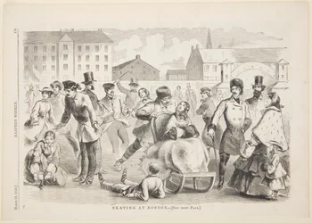 Schlittschuhlaufen in Boston
