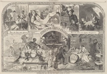 Erntedankfest, 1860 - Die zwei großen Klassen der Gesellschaft