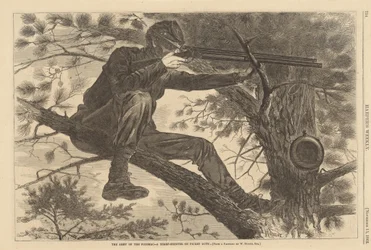 Die Armee des Potomac - Ein Scharfschütze auf Wachposten