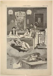 Die Chinesen in New York – Szene in einem Baxter Street Club-Haus