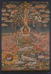 Amitabha, der Buddha des Westlichen Reinen Landes (Sukhavati)