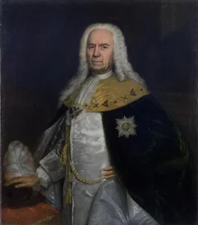Porträt von A. Ushakov, dem Leiter der Geheimkanzlei