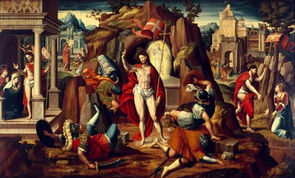 Szenen der Passion und Auferstehung Christi