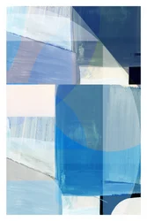 Abstrakte blaue Geometrie