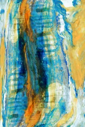 Abstrakter blauer Goldfluss