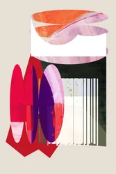 Abstrakte Geometrische Collage
