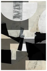 Abstrakte geometrische Collage