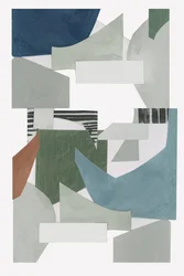 Abstrakte geometrische Collage