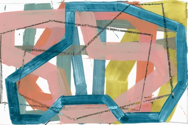 Abstrakte geometrische Striche