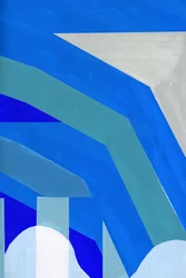 Eckige Blaue Formen