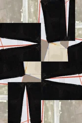 Fetziges geometrisches Abstrakt