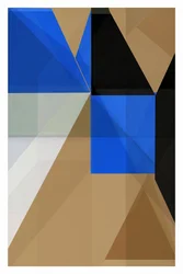 Klar Abstrakte Blaue Geometrie