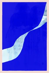Tiefblauer Fluss