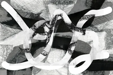 Dynamische Monochrome Striche