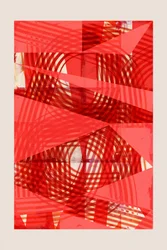 Dynamische rote Formen