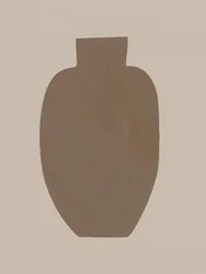 Erdige Vasenform