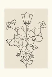 Elegante Florale Linien