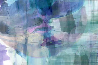 Fließendes Aquarell abstrakt