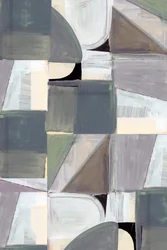 Geometrisches Patchwork Abstrakt