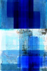 Geschichtete blaue Abstraktion