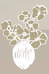 Moderne Blumenvase